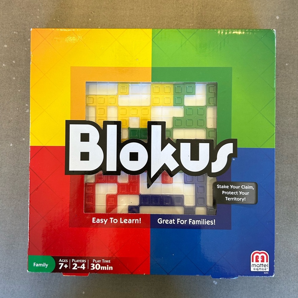 NWT, unopened Blokus Game for Kids. Ages: 7+. Players: 2-4. Tons of Family Fun!